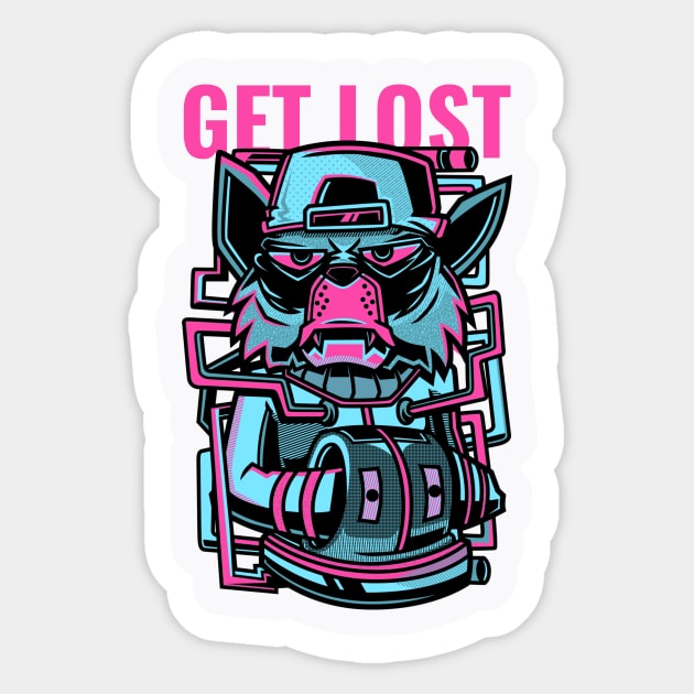 Get Lost Design Sticker by ArtPace